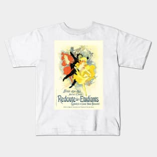 REDOUTE ETUDIANTS Theatre Opera by Jules Cheret Art Nouveau Vintage French Kids T-Shirt